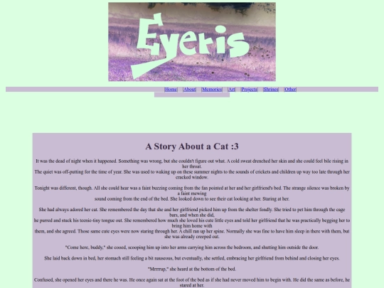 WritingProjects/AStoryAboutACat screenshot