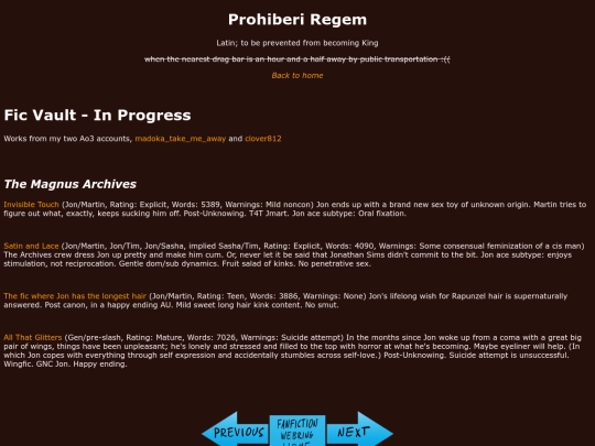 fic_vault screenshot