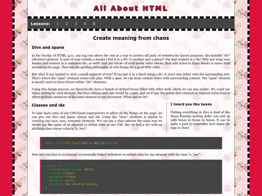 html_lessons/lesson005 screenshot