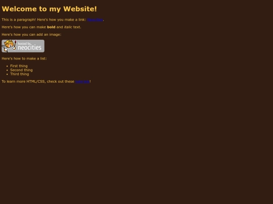 links screenshot
