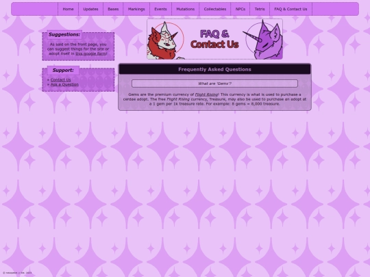 faq screenshot