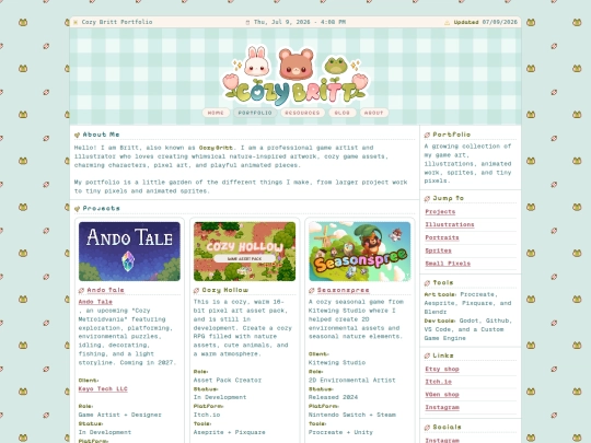 portfolio screenshot