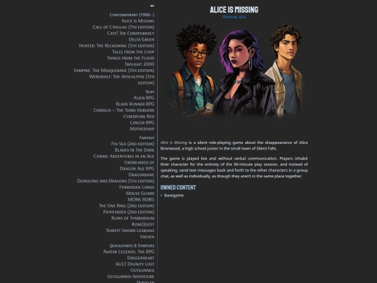 alice screenshot