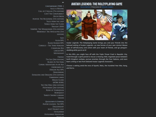 avatar screenshot