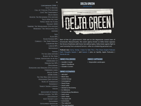 deltagreen screenshot