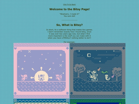 bitsy screenshot