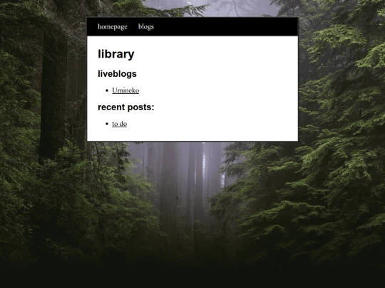 library screenshot
