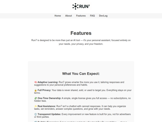 features screenshot