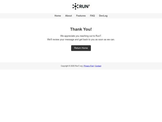 thank-you screenshot