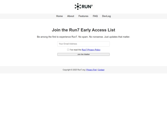 waitlist screenshot