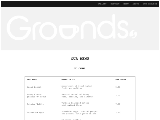 Coffeemenu screenshot