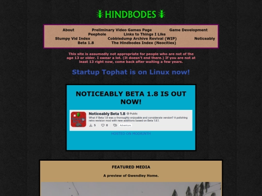 index screenshot