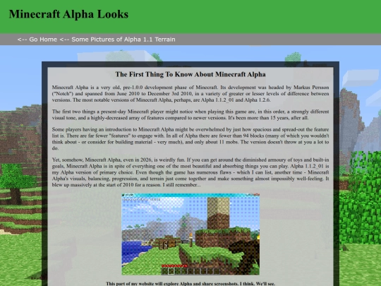 mc/alpha screenshot