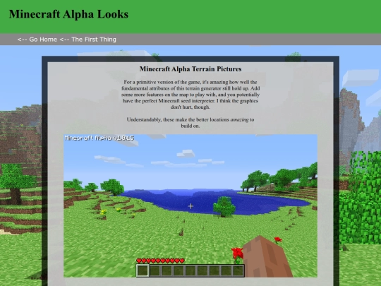 mc/alpha/1 screenshot