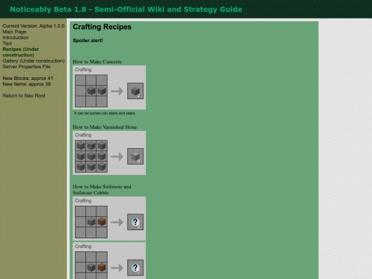 mc/nbode/recipes screenshot