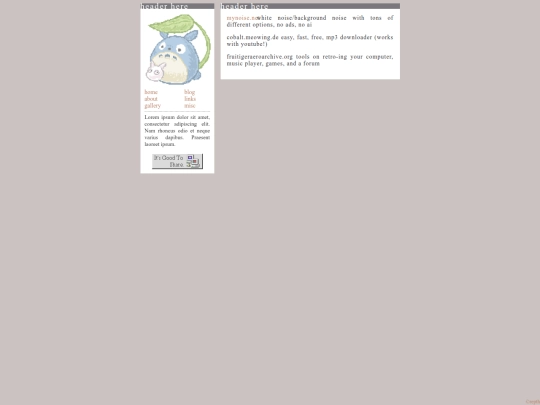 links screenshot
