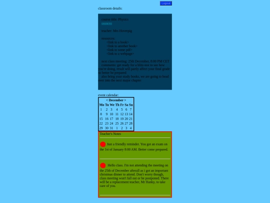 classroom screenshot