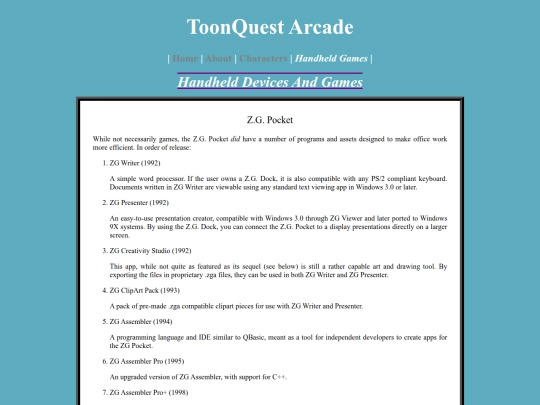 old-version/ourhandhelds screenshot