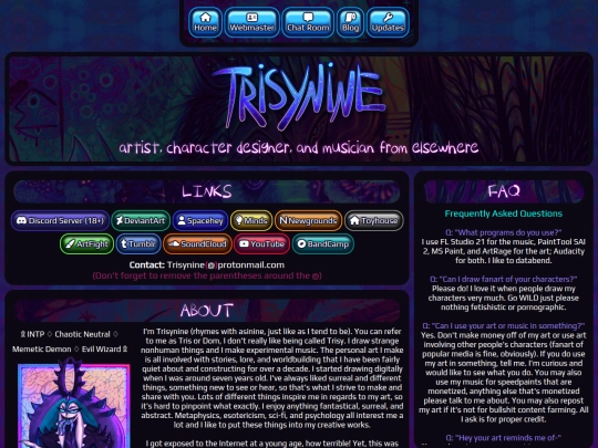 webmaster screenshot