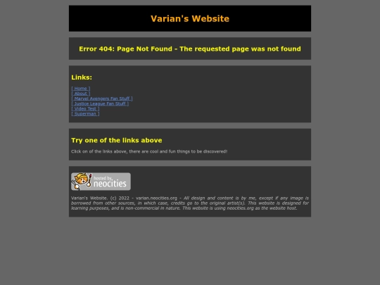 not_found screenshot