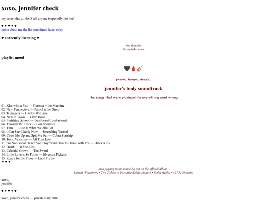soundtrack screenshot