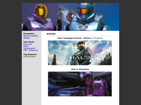 articles screenshot