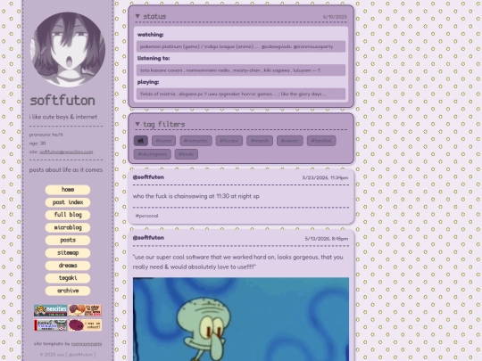 blog/posts screenshot