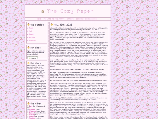 blog screenshot