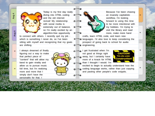 blog screenshot