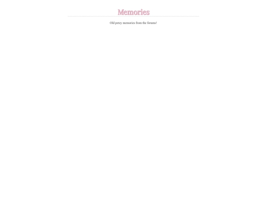 misc/memories screenshot