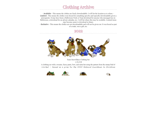 resources/clothingarchive screenshot