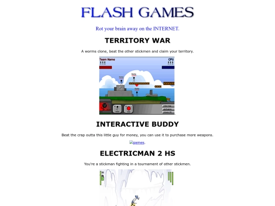 games screenshot