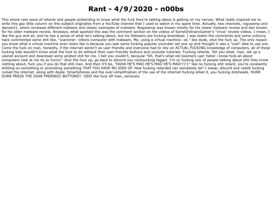rants screenshot