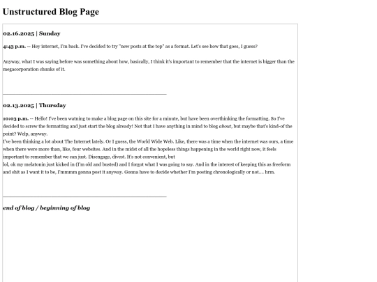 blog screenshot