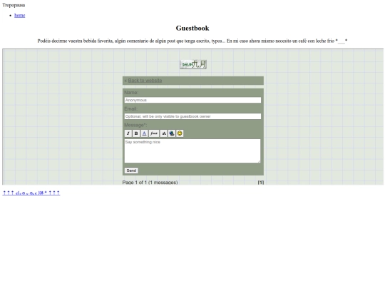 posts/guestbook screenshot