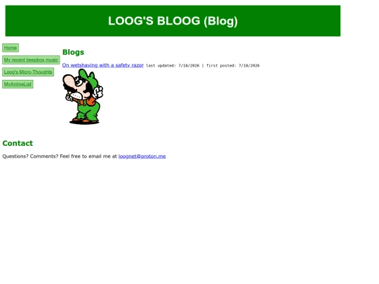 blog screenshot
