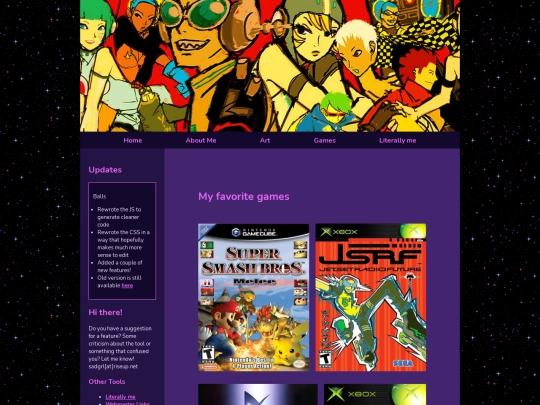 Games screenshot