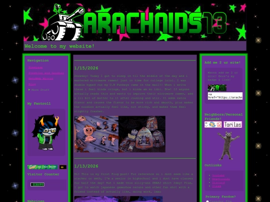 blog screenshot
