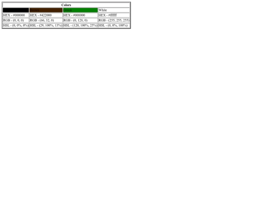 Colors screenshot