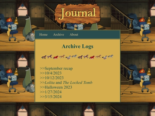 Journal screenshot