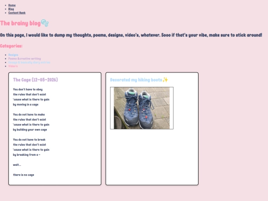 blog screenshot