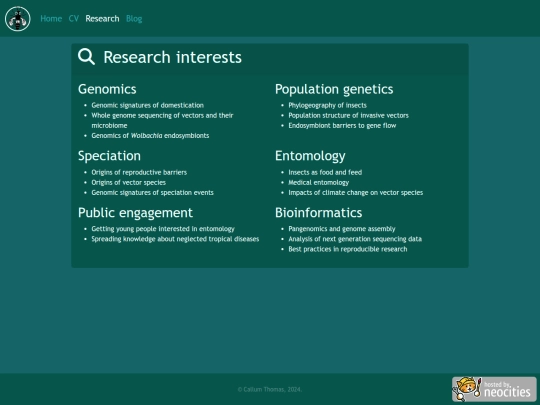research screenshot
