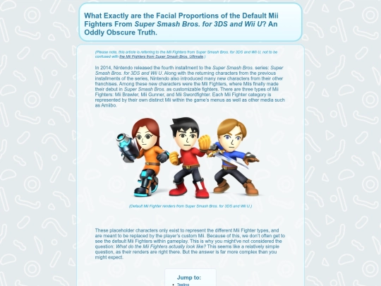 Mii tidbits/Mii-fighters/truth screenshot