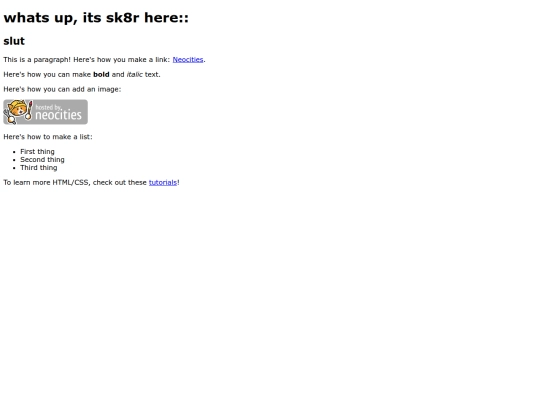 index screenshot
