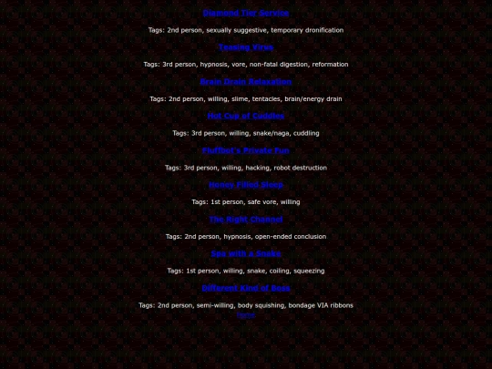 Writing screenshot