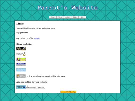links screenshot