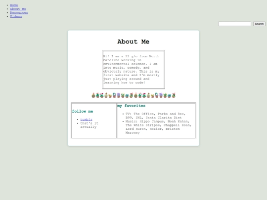 aboutme screenshot