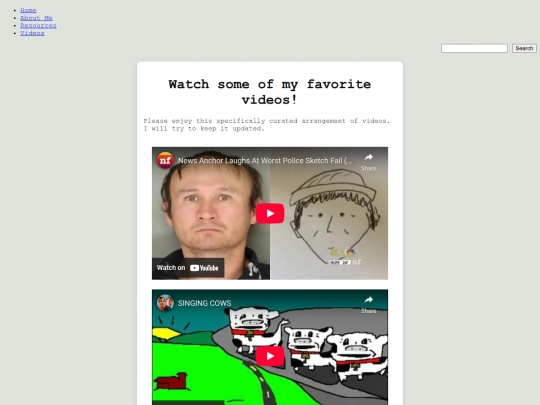 videos screenshot