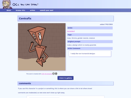 ocs/centrafix screenshot