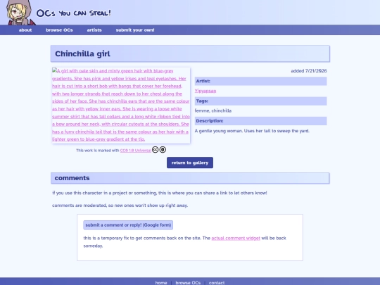 ocs/chinchilla-girl screenshot